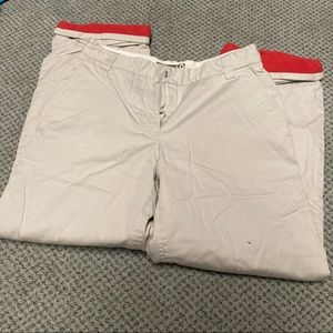 J Crew Fleece lined khakis